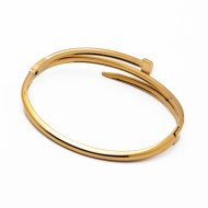 Brazalete Y00885 Dorado Acero Inoxidable 2C48