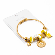 Brazalete Y01017 Amarillo Acero Inoxidable 2C18