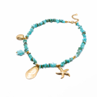 Collar Y01041 Azul Acero Inoxidable E37