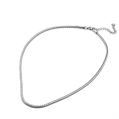 Collar Y00970 Plateado Acero Inoxidable 2D26