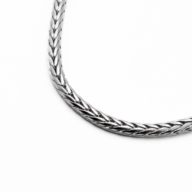 Collar Y00970 Plateado Acero Inoxidable 2D26