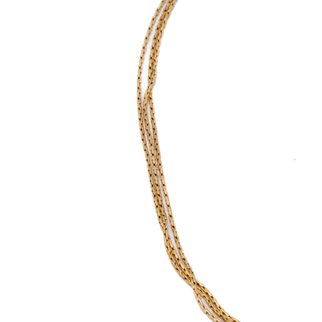 Collar Y00968 Dorado Acero Inoxidable 2D23