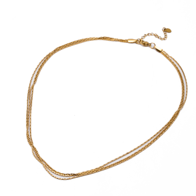 Collar Y00968 Dorado Acero Inoxidable 2D23