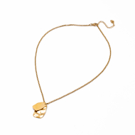 Collar Y00976 Dorado Acero Inoxidable 2D28