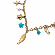 Collar Y00981 Azul Acero Inoxidable 2D410