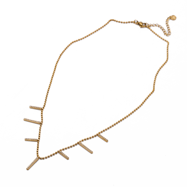 Collar Y00972 Dorado Acero Inoxidable E32