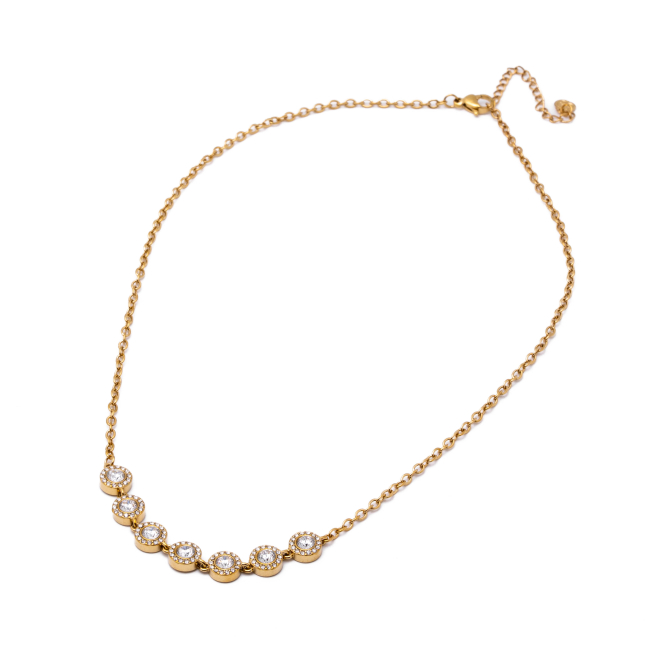 Collar Y00926 Dorado Acero Inoxidable 2D16