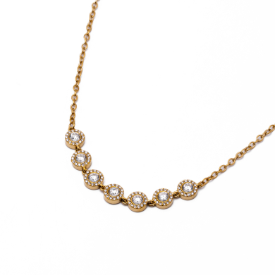 Collar Y00926 Dorado Acero Inoxidable 2D16