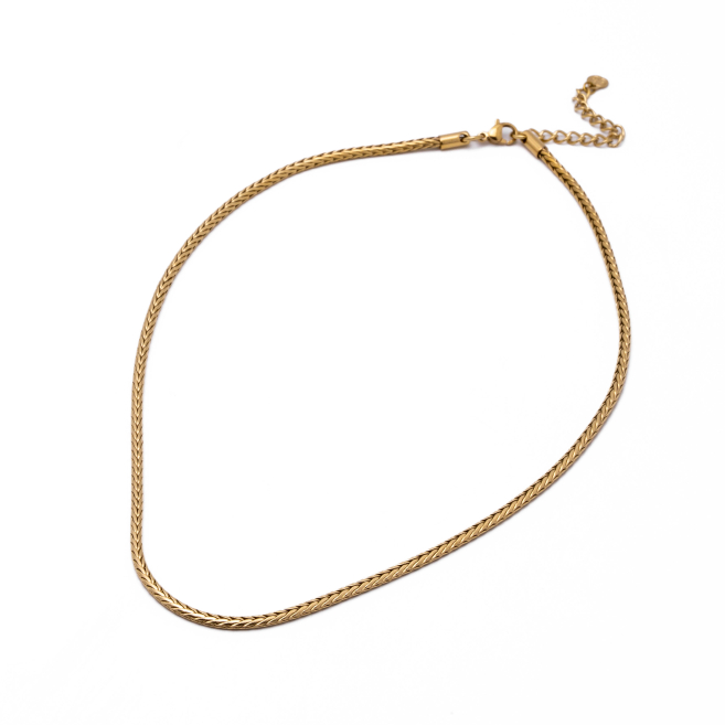 Collar Y00970 Dorado Acero Inoxidable 2D26