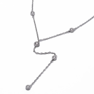 Collar Y00966 Plateado Acero Inoxidable E33