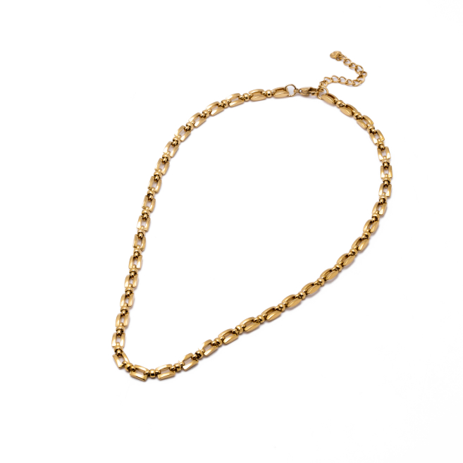 Collar Y01043 Dorado Acero Inoxidable 2D26