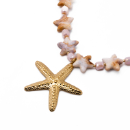 Collar Y01033 Dorado Acero Inoxidable E38