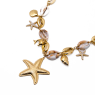 Collar Y01048 Dorado Acero Inoxidable E38