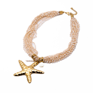 Collar Y01025 Dorado Acero Inoxidable E56
