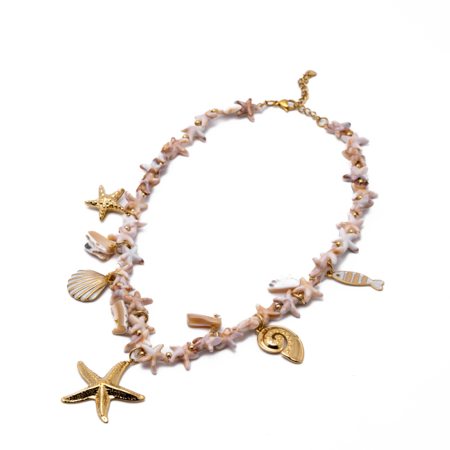 Collar Y01032 Dorado Acero Inoxidable E38