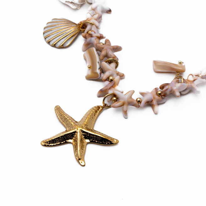 Collar Y01032 Dorado Acero Inoxidable E38