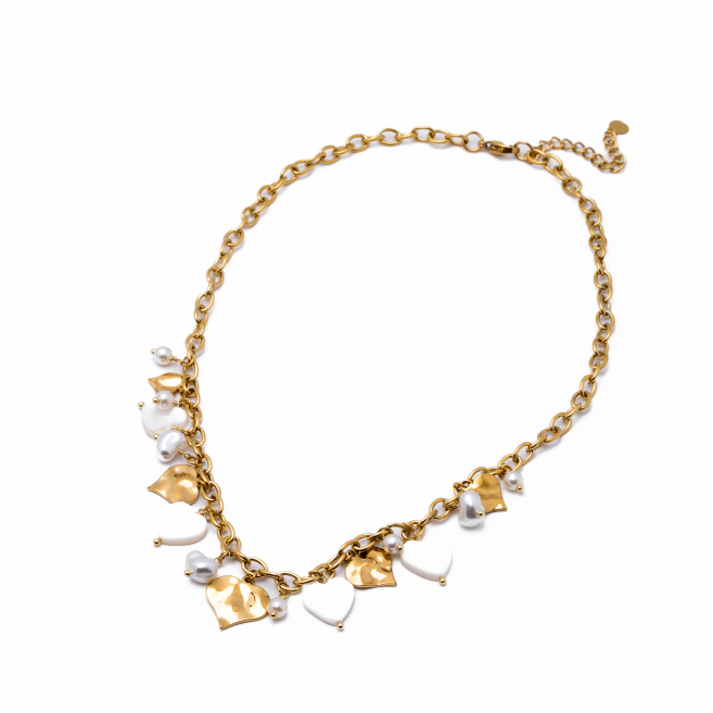 Collar Y00892 Beig Acero Inoxidable E36