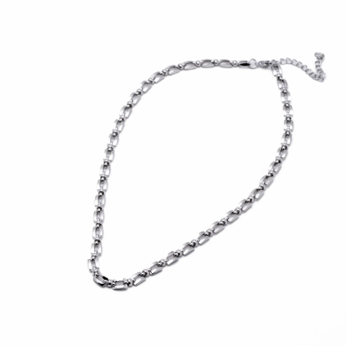 Collar Y01043 Plateado Acero Inoxidable 2D26