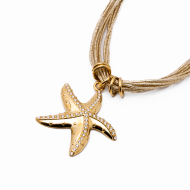 Collar Y01060 Estrella de mar Acero Inoxidable E56
