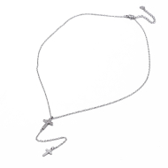 Collar Y00977 Plateado Acero Inoxidable 2D25