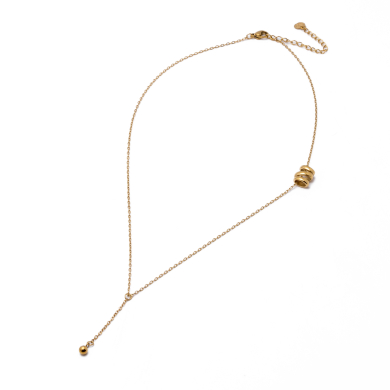 Collar Y00969 Dorado Acero Inoxidable 2D43