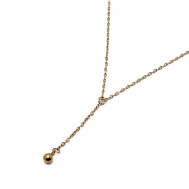 Collar Y00969 Dorado Acero Inoxidable 2D43