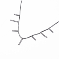 Collar Y00972 Plateado Acero Inoxidable E32