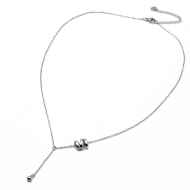 Collar Y00969 Plateado Acero Inoxidable 2D43