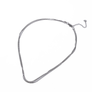 Collar Y00968 Plateado Acero Inoxidable 2D23