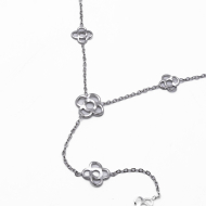 Collar Y00882 Plateado Acero Inoxidable 2D33