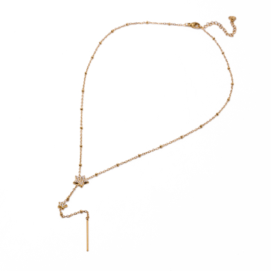 Collar Y01056 Dorado Acero Inoxidable 2D33