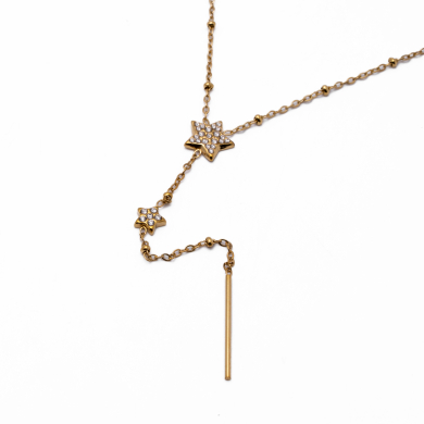 Collar Y01056 Dorado Acero Inoxidable 2D33