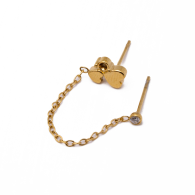 Aretes Y00928 Dorado Acero Inoxidable F38