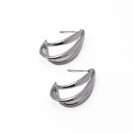 Aretes Y00914 Plateado Acero Inoxidable G39