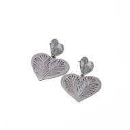 Aretes Y00870 Plateado Acero Inoxidable F31