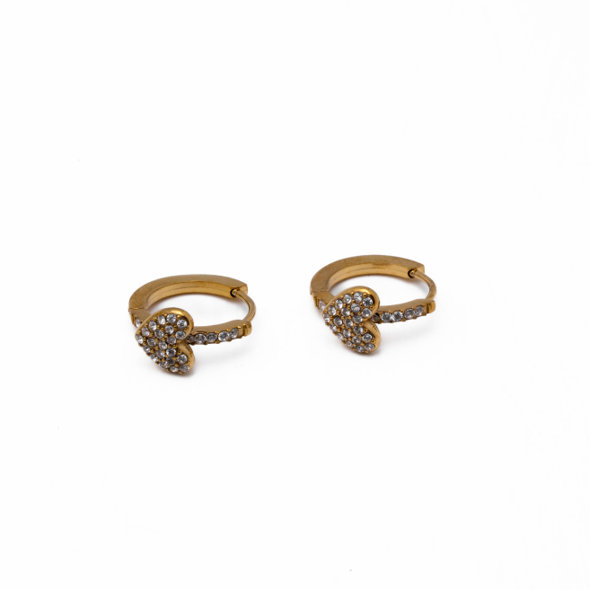 Aretes Y01054 Dorado Acero Inoxidable