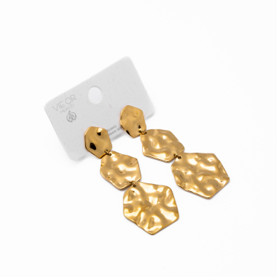 Aretes Y00992 Dorado Acero Inoxidable F38