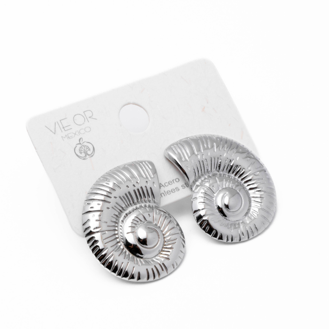 Aretes Y01059 Plateado Acero Inoxidable G47