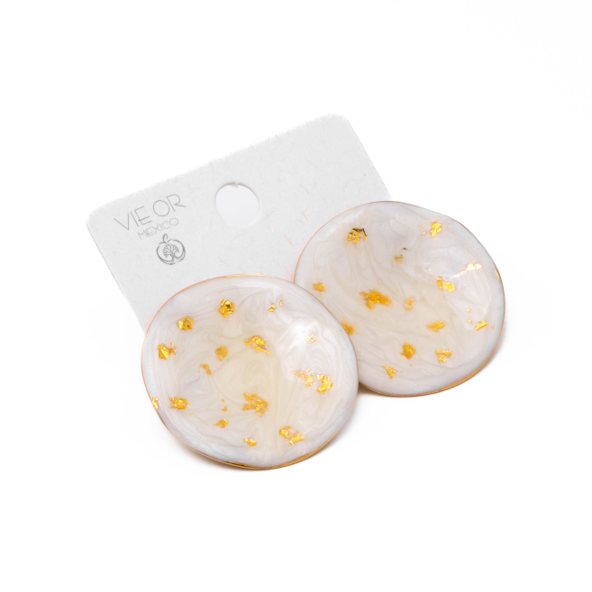 Aretes Y00887 Dorado Acero Inoxidable F58