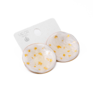 Aretes Y00887 Dorado Acero Inoxidable F58