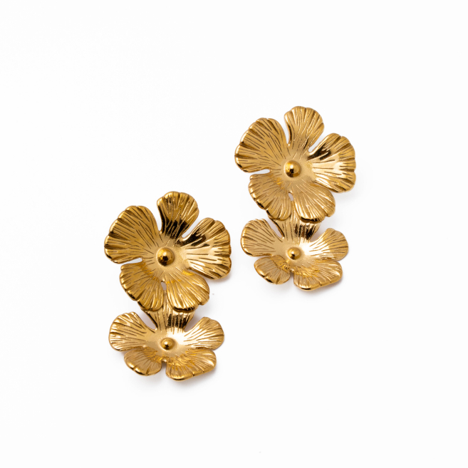 Aretes Y00933 Dorado Acero Inoxidable G43