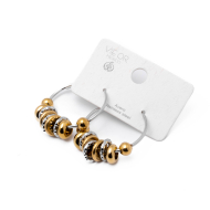 Aretes Y01030 PLATEADO Acero Inoxidable F56