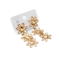 Aretes Y00890 Dorado Acero Inoxidable G36