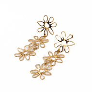 Aretes Y00890 Dorado Acero Inoxidable G36