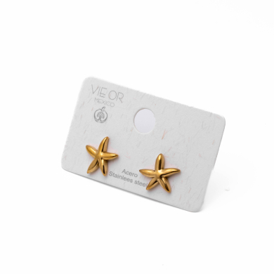 Aretes Y00920 Dorado Acero Inoxidable G32