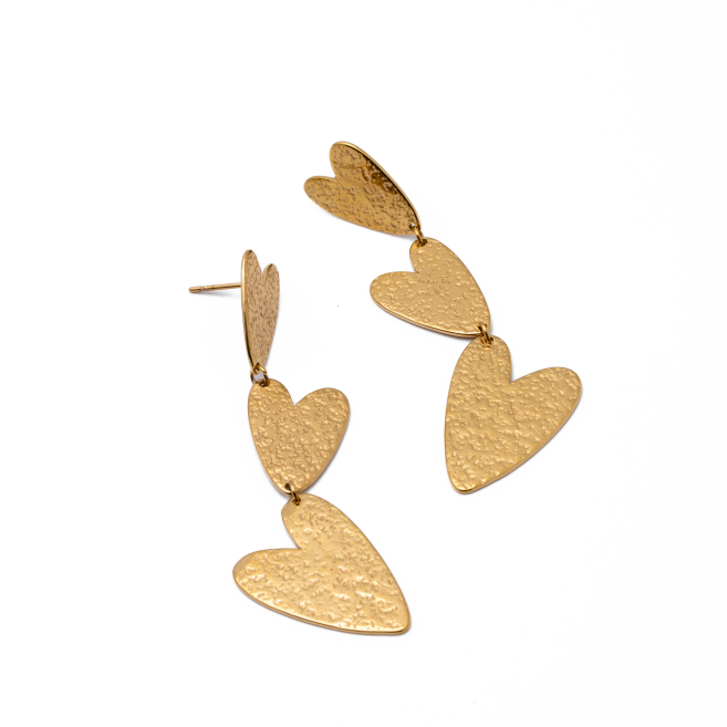 Aretes Y01051 Dorado Acero Inoxidable F31