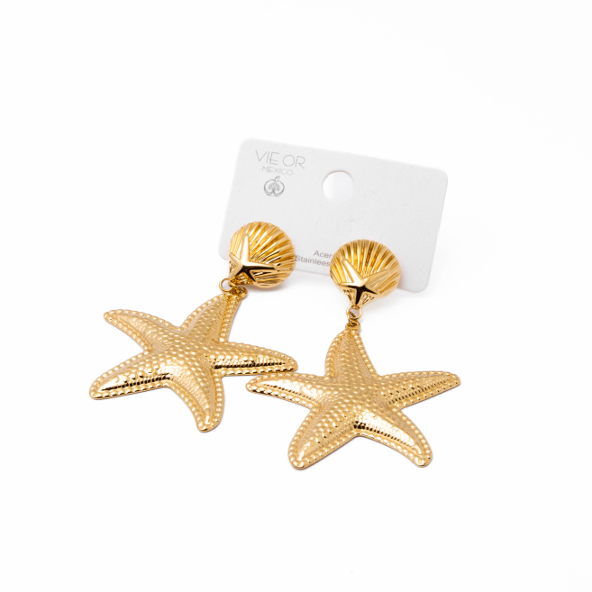 Aretes Y00948 Dorado Acero Inoxidable G48
