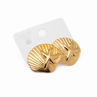 Aretes Y01024 Dorado Acero Inoxidable G48