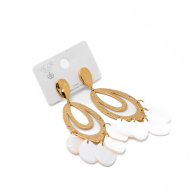 Aretes Y01035 Dorado Acero Inoxidable F36