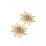 Aretes Y01071 Dorado Acero Inoxidable G21